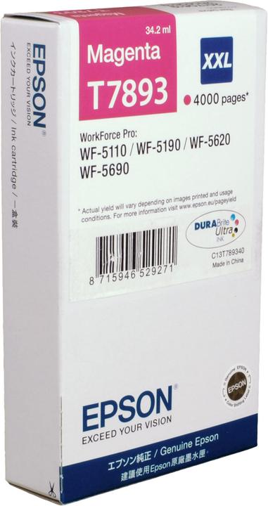 Image du produit Epson T7893 DuraBrite Ultra (M)