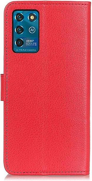 Actual product image MU Classic Litchi Leather Bookcover Series (ZTE Blade V30 Vita)