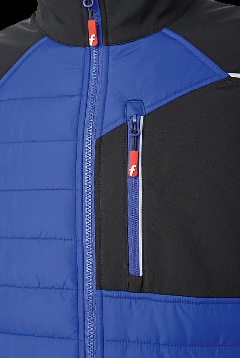 Actual product image Magni Hybrid quilted jacket cornflower blue/black size XL Fortis Elements (XL)