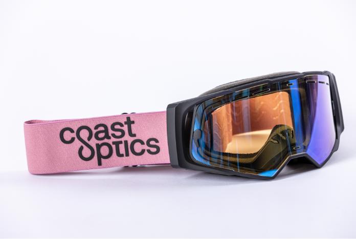 Immagine prodotto Coast Optics Occhiali Alta MTB Dusty Rose con Crystal Low Light e lenti trasparenti (Rosa polverosa, Lucidi, Luce bassa di cristallo)
