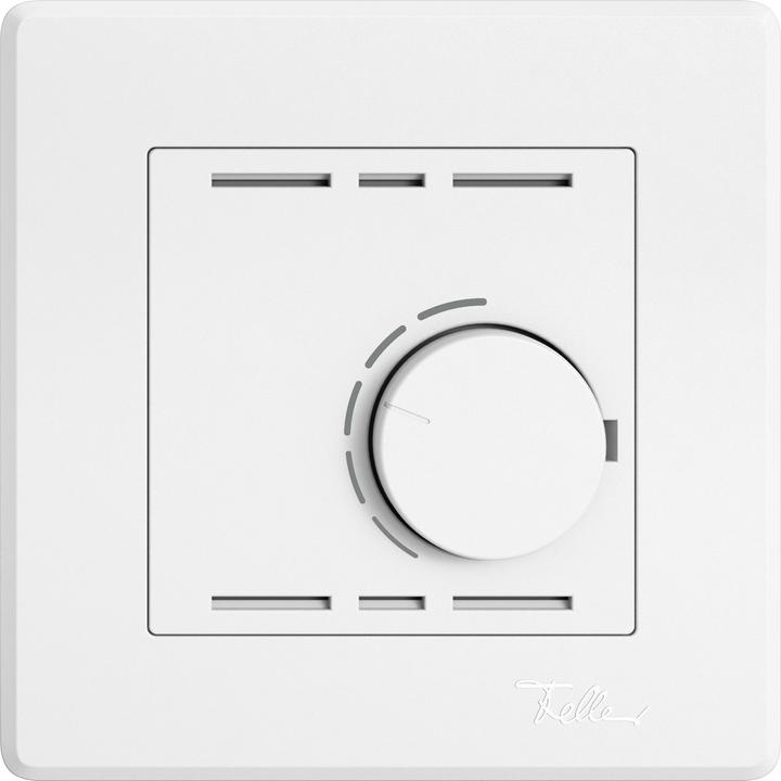 Produktbild Feller EDIZIO.liv UP-Raumthermostat mit Drehrad ohne Schalter ws