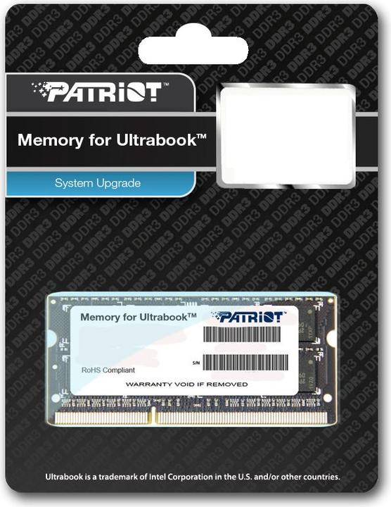 Produktbild Patriot Signature Line (1 x 4GB, 1600 MHz, DDR3L-RAM, SO-DIMM)