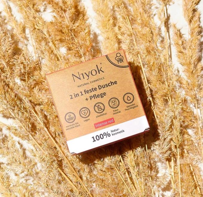 Image du produit Niyok Gel douche solide Rouge intense 81 g