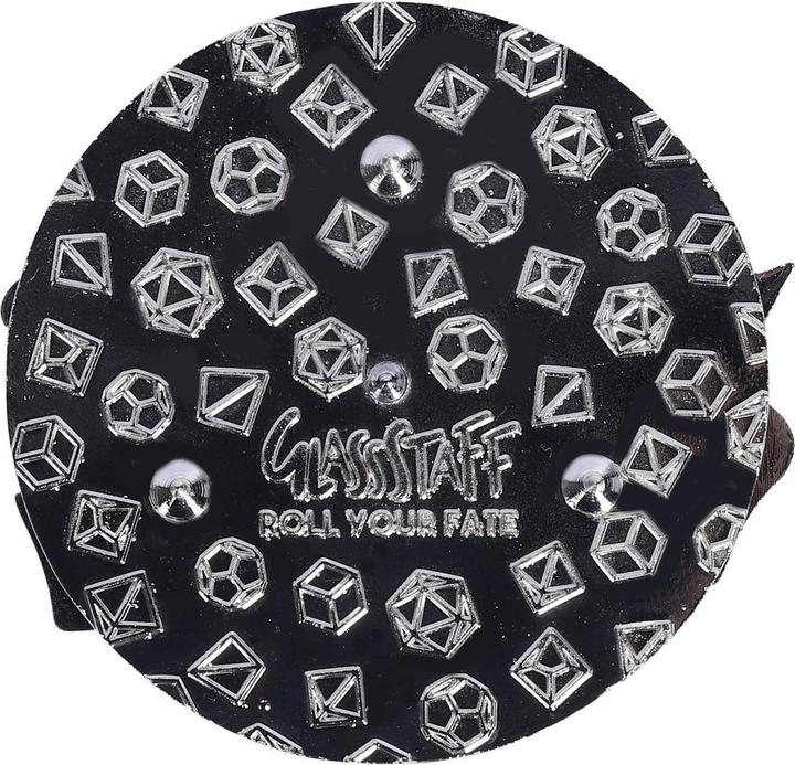 Actual product image Glass Staff Anstecker Roll Your Fate Spinner Mehrfarbig