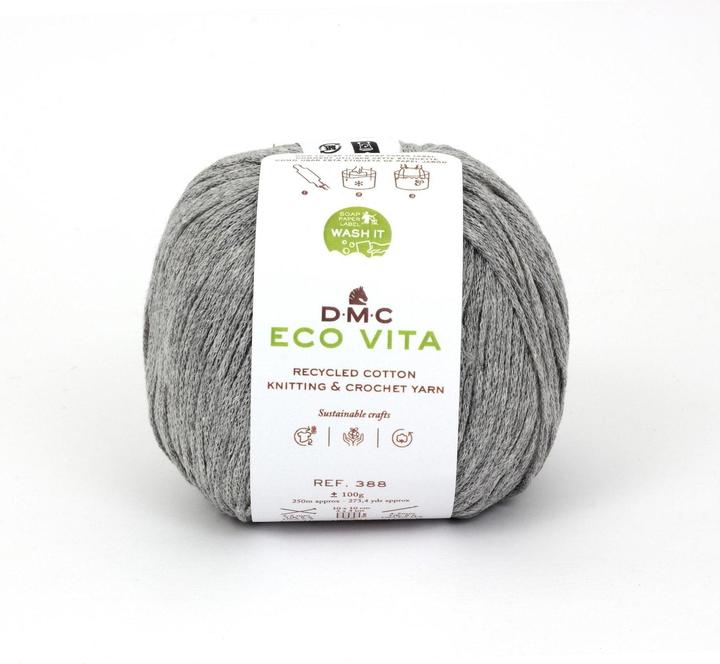 Actual product image DMC Wool Eco Vita 100 g, Grey (250 m)