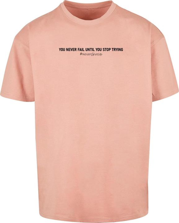 Actual product image Merchcode Never Give Up Heavy Oversized Tee - 117409 (S)