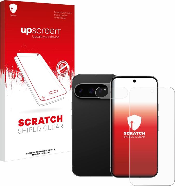Actual product image upscreen Screen protector Screen protector film Clear Transparent (1 Piece, Google Pixel 9 Pro XL)