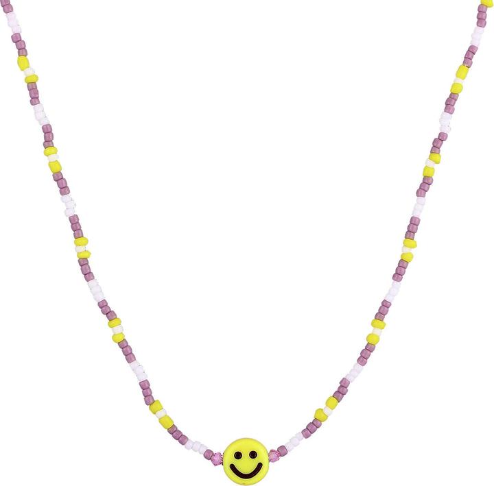 Image du produit Elli Multi-Color, Smiley (Argent 925 sterling plaqué or, Cristal de verre, Verre, Plastique, 36 cm)
