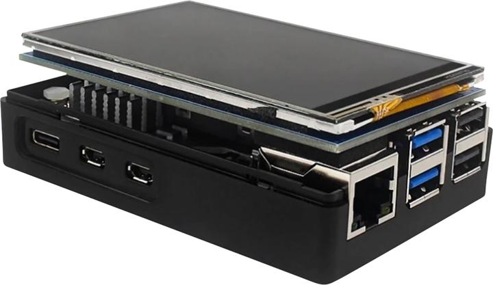 Produktbild Raspberry Pi Ventilated ABS case kit with 3.5INCH screen for 5