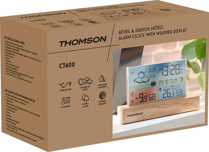 Image du produit Thomson Station météo avec réveil CT600