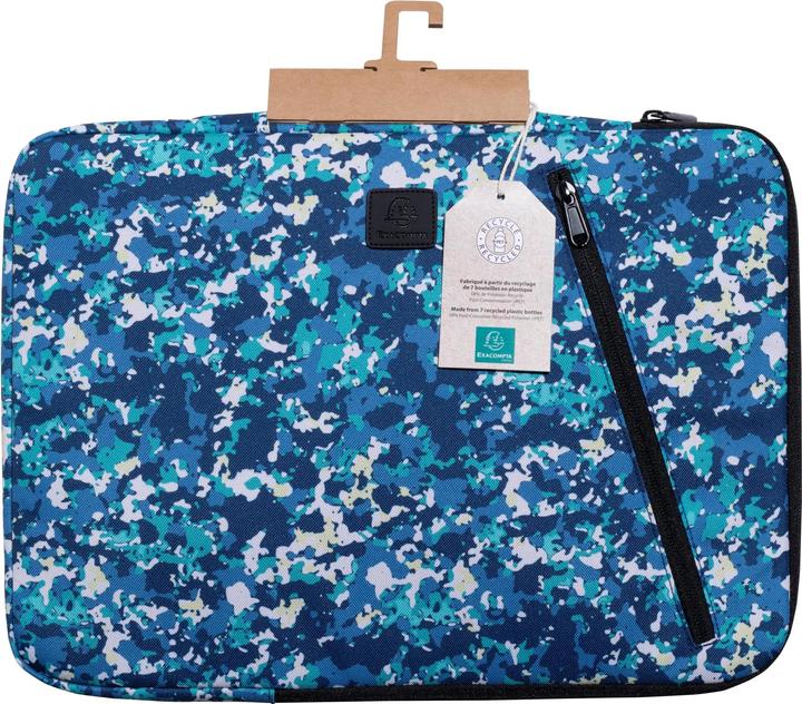 Produktbild Exacompta Laptophülle Veggie Kunstfaser blau bis 40,6 cm (16 Zoll) (15.98", Universal)