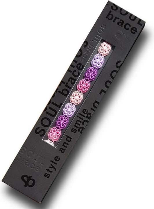 Immagine prodotto Soulbrace braccialetto Flower Power (26 cm, Ricamo tessile)
