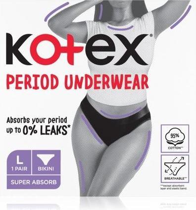 Immagine prodotto Kotex Biancheria intima mestruale taglia L - 1 pz (L)