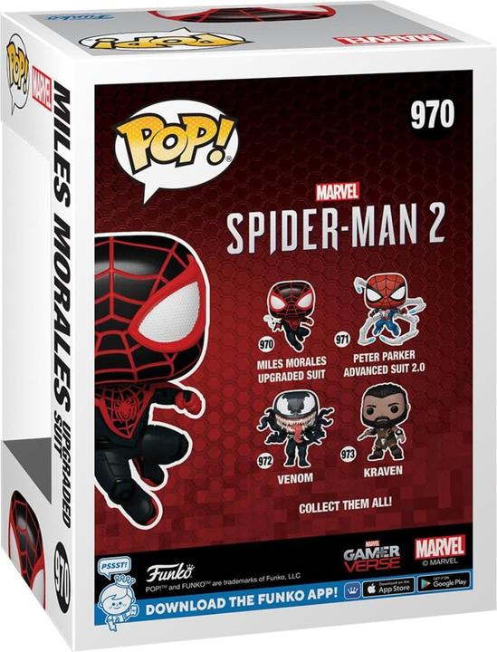 Actual product image Funko Spider-Man 2 POP! Games Vinyl Figur Miles Morales 9 cm
