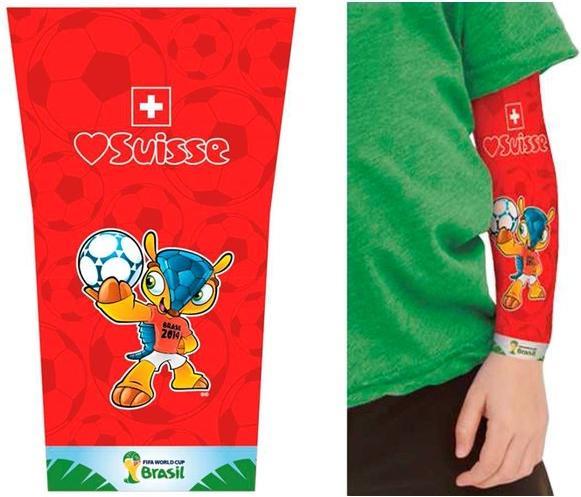 Limit Fifa WM: Tattoo Sleeve Schweiz für Kinder