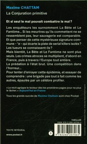 Produktbild La conjuration primitive (Französisch, Chattam, Maxime, 2014)