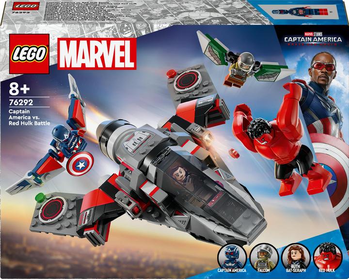 Actual product image LEGO Showdown zwischen Captain America und Red Hulk (76292, LEGO Marvel)