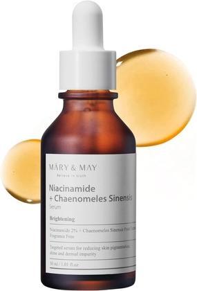 Mary&May Niacinamide + Chaenomeles Sinensis Serum Serum With Brightening And Normalizing Effect 30Ml (30 ml)