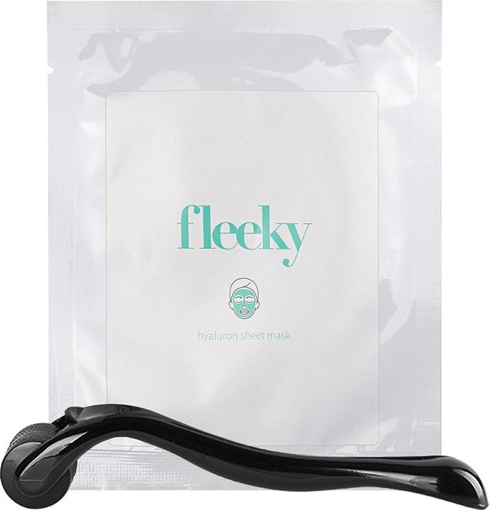 Fleeky Hyaluron Sheet Mask mit 540 Needle Dermaroller