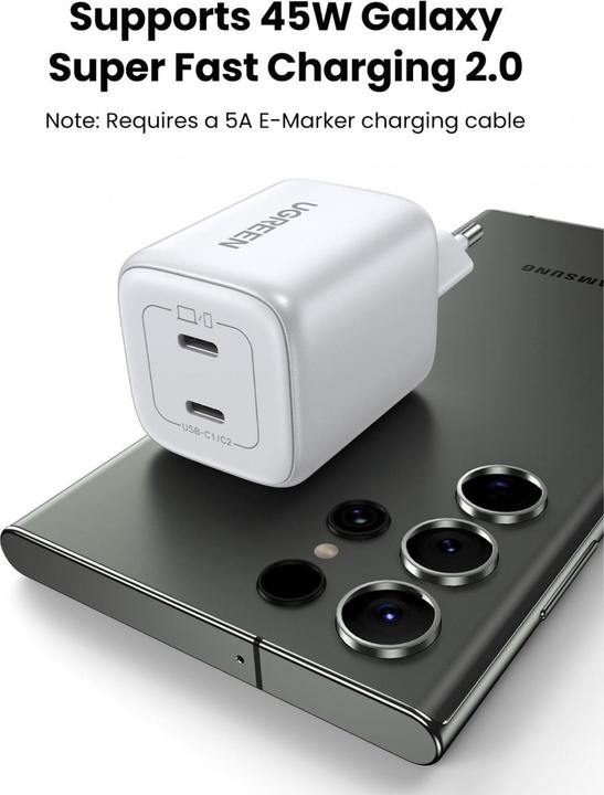 Actual product image Ugreen Nexode Mini (45 W)