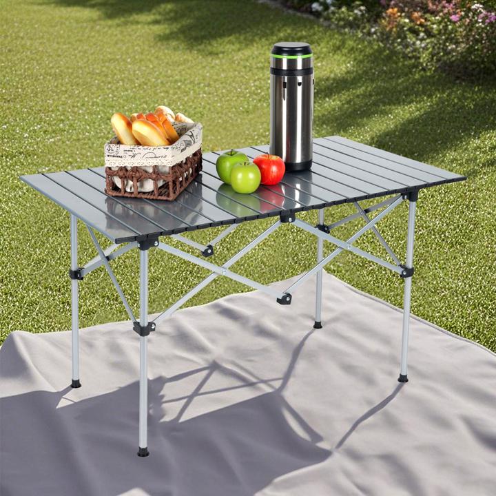 Actual product image Relaxdays Faltbarer Campingtisch aus Stahl