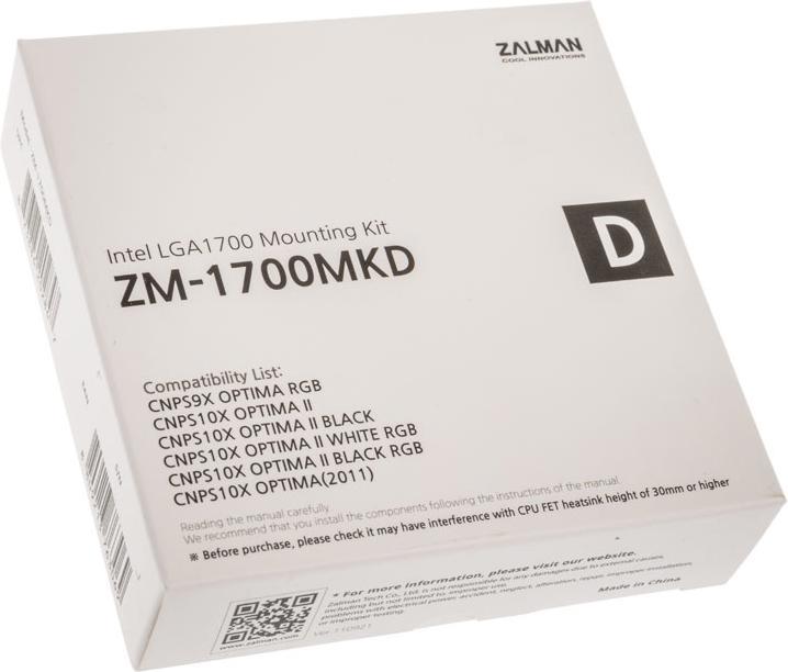 Produktbild Zalman ZM-1700MKD Intel LGA 1700 Mounting Kit