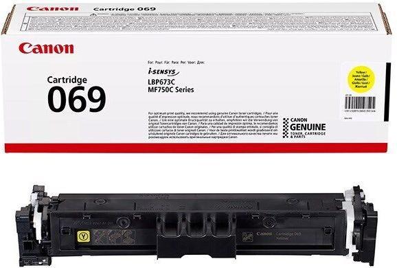 Actual product image Canon 069Y (Y)