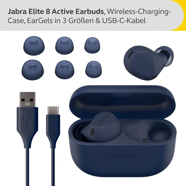 Immagine prodotto Jabra Elite 8 Active (ANC, 8 h, Senza fili)