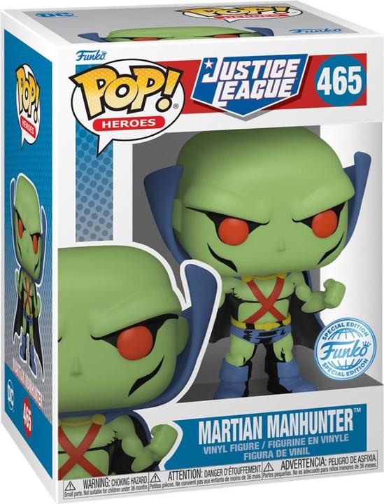 Actual product image Funko POP! DC Justice League Martian Manhunter (217) EXM