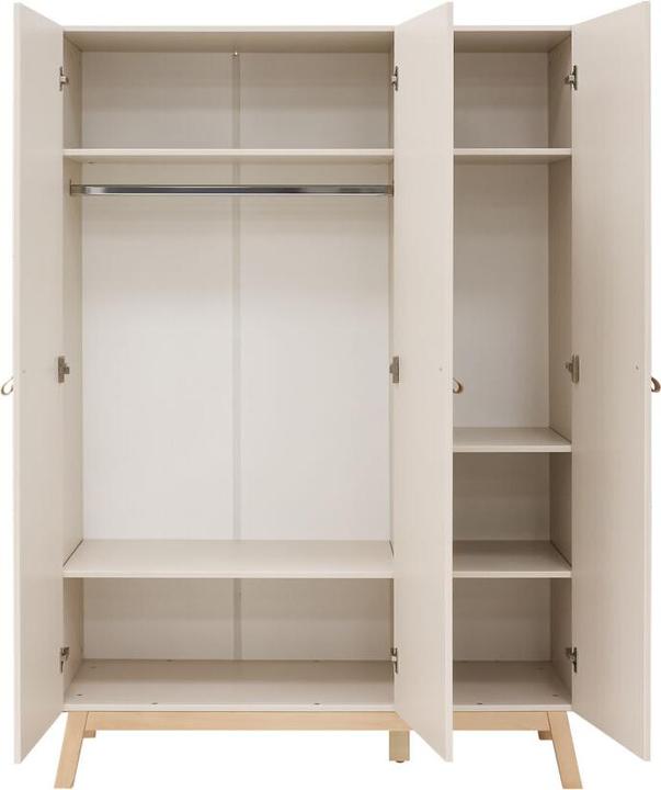 Produktbild Bopita 3-Türiger Schrank Lines Dune/Natur (135 cm)