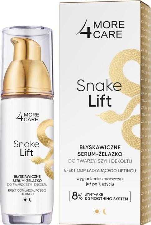 Actual product image Oceanic More4Care Snake Lift Błyskawiczne Serum-żelazko do twarzy,szyi i dekoltu 35ml (35 ml)