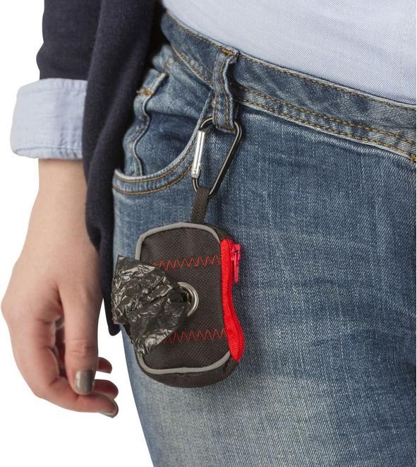 Produktbild Kerbl Tasche für Doodoo Pouch schwarz/rot, 8x5, 5x4cm (One Size, Hund, Hundesport)