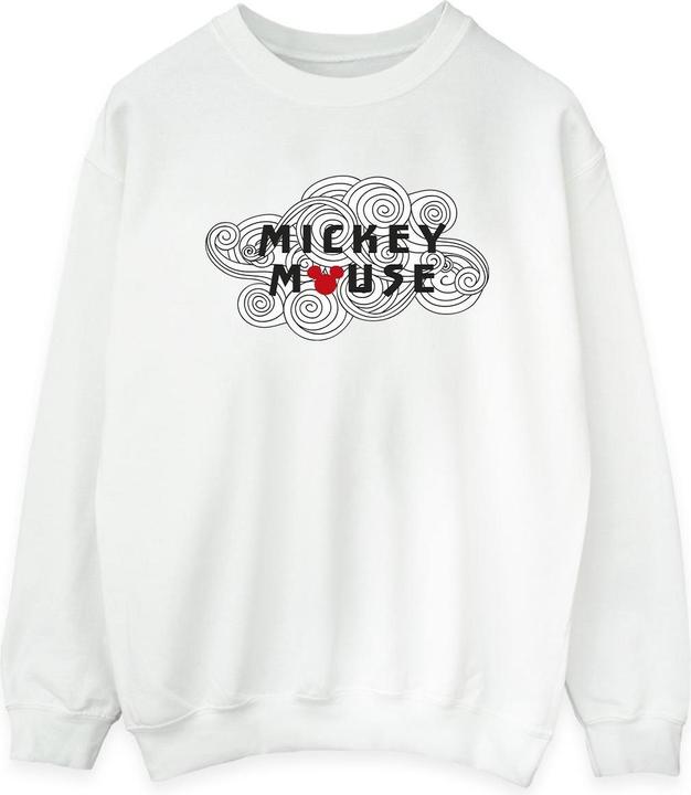 Disney Mickey Mouse Swirl Logo Sweatshirt (L)