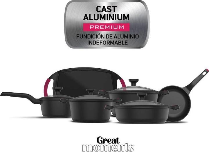 Actual product image Taurus Great Best Moments 18 cm pot with lid - KCK3018 (18 cm, Saucepan, Cast iron)