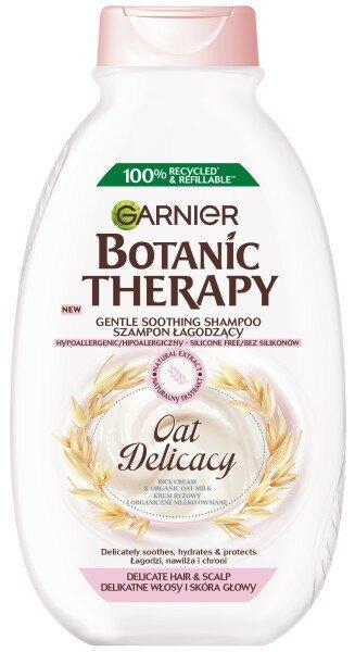 Image du produit Garnier Botanic Therapy Oat Delicacy Shampooing apaisant pour cheveux et cuir chevelu délicats 400Ml (400 ml, Shampoing liquide)
