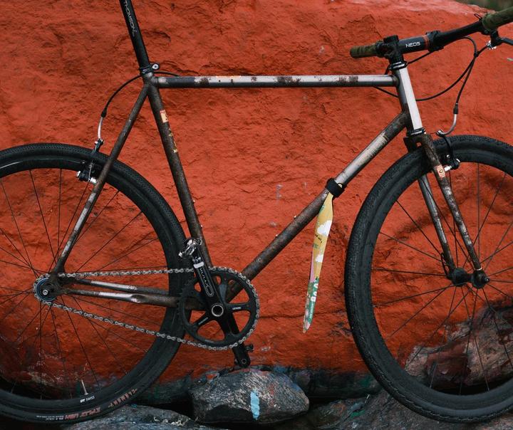 Actual product image Ass Savers SFR-1-JBP Speed Mullet Regular, mudguard FW, bits n peaces (special edition) (Mudguard down tube)