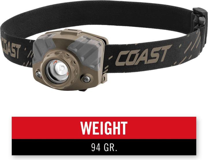 Actual product image Coast FL65 Headlamp (415 lumens) - blister pack (415 lm)
