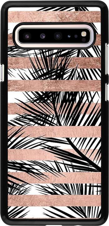 Produktbild PhoneLook Hülle Palm trees gold stripes (Samsung Galaxy S10 5G)