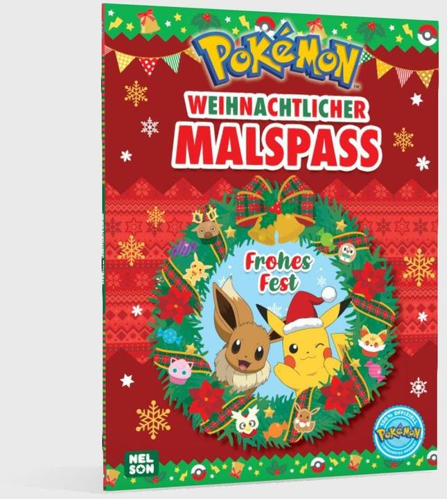 Image du produit Livre d'activités Pokémon : le plaisir du coloriage de Noël
