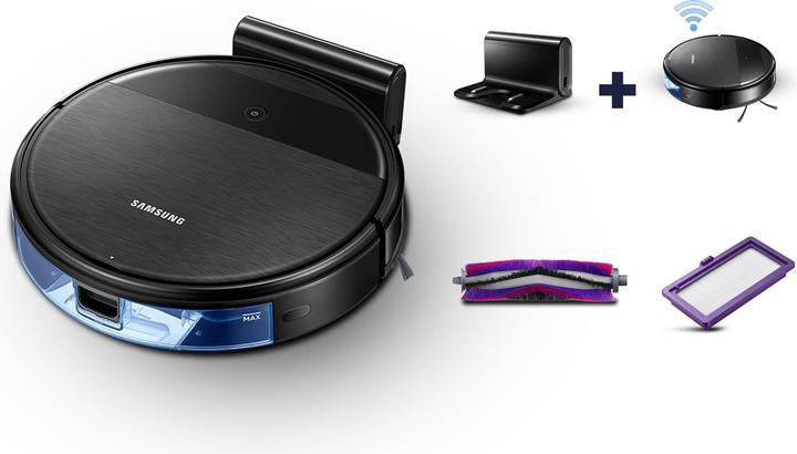 Image du produit Samsung VR05R5050WK robot aspirateur sans sac Noir 0.2 L (Robot vacuum)