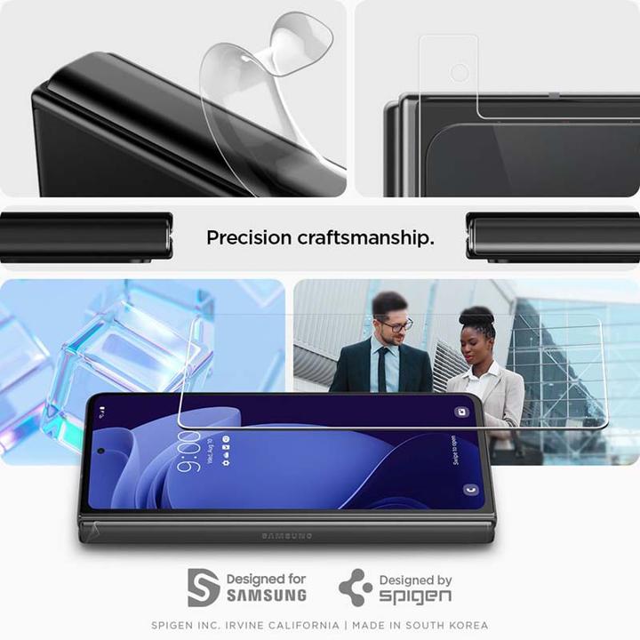 Image du produit Spigen Screen Protector GLAS.tR Full Cover Glass + Hinge Film (1 pièce(s), Samsung Galaxy Z Fold4)