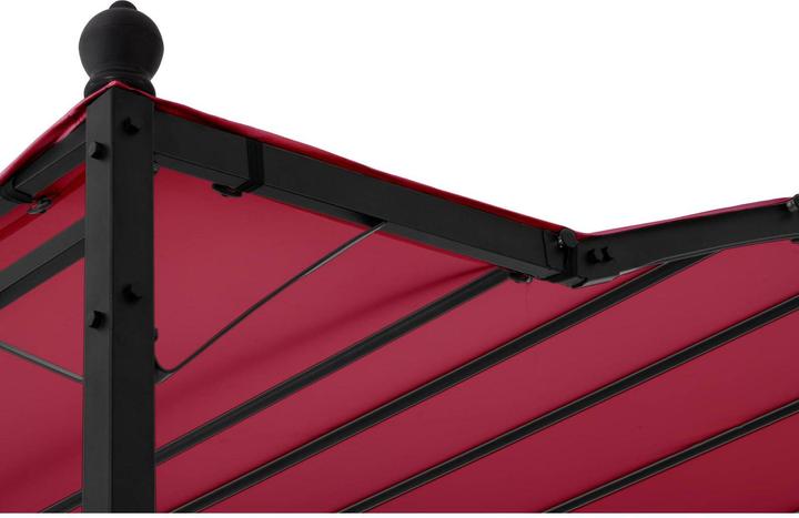 Actual product image Uniprodo Gazebo Sun Shade - 2.6 x 3 m - wine red (260 cm, 300 cm)