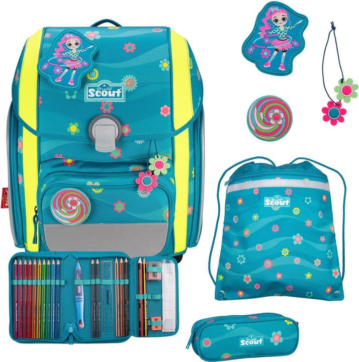 Scout Genius Schulranzen-Set 4-teilig (25 l)
