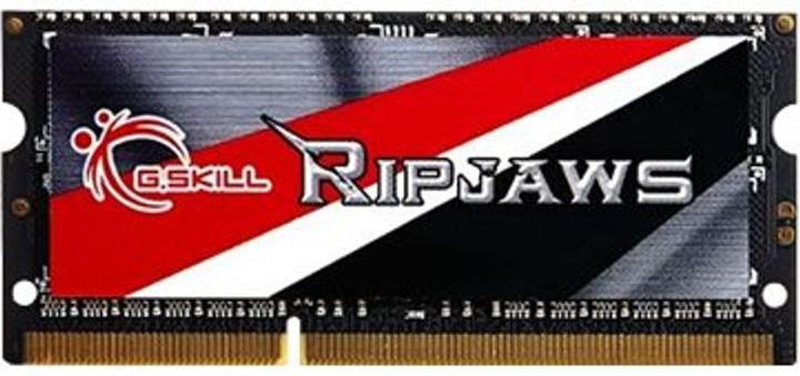 Produktbild G.Skill Ripjaws DDR3 4 GB 1600 MHz CL9 SO-DIMM 1,35 V (1 x 4GB, 1600 MHz, DDR3-RAM, SO-DIMM)