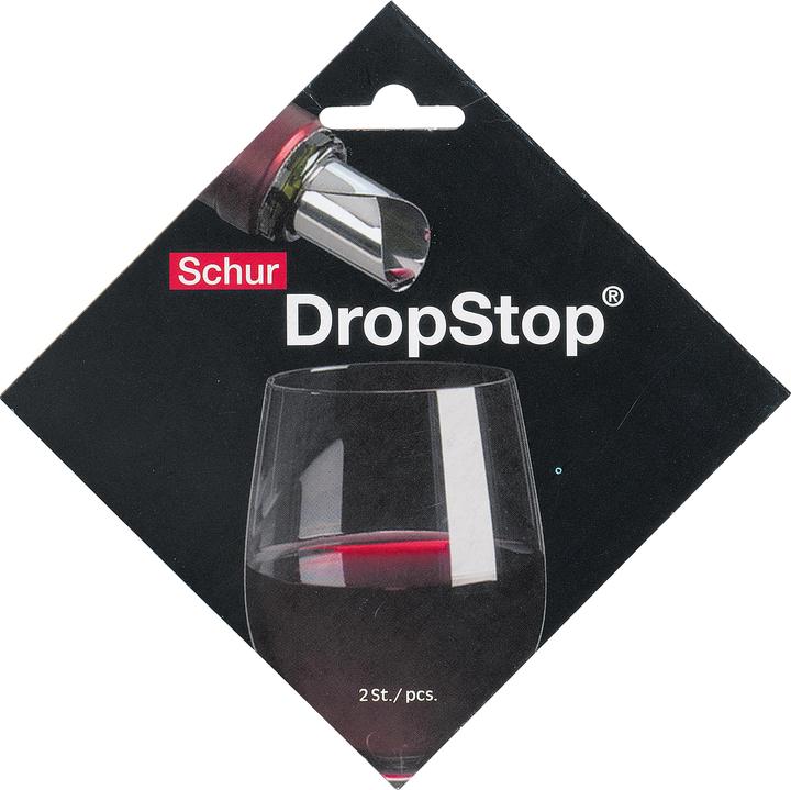 Produktbild Drop Stop 2 silberne Ausgiesser (Weinausgiesser)