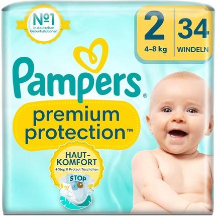 Produktbild Pampers Premium Protection (Gr. 2, Tragepack, 34 Stück)