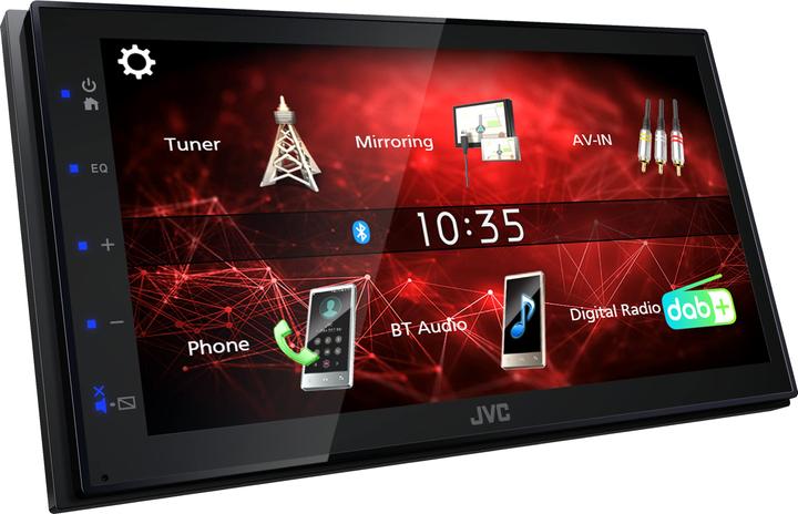 Actual product image JVC Car radio multimedia station KWM-27DBT (2 DIN) (MirrorLink)
