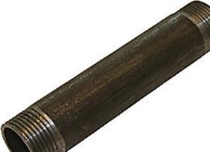 Actual product image Indura SG nip.rør sort 3/8-120mm -