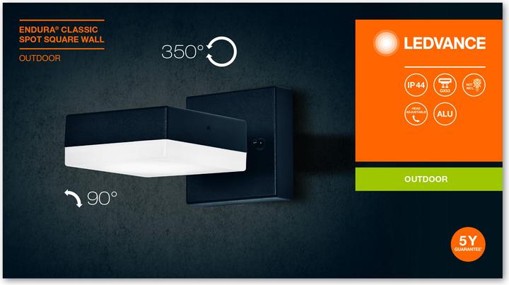 Image du produit Ledvance Endura Classic Spot Square (GX53, IP44)
