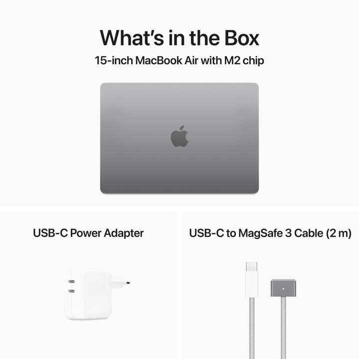 Produktbild Apple MacBook Air – 2023 (15", M2, 16 GB, 1000 GB, CH)